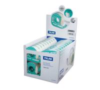Milan expositor de 36 cintas adhesivas invisibles con dispensador - me