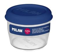 MILAN® Fiambrera de tritán hermética redonda 0,5 L nata® 624, azul