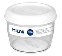 MILAN® Fiambrera de tritán hermética redonda 0,5 L nata® 624, blanco