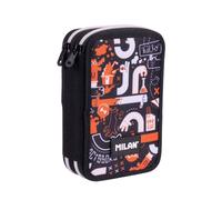 MILAN Plumier Serie especial Fingers 2 pisos con contenido
