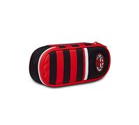 Milan Glory & Honour, Estuche Escolar con Gomas para lápices, Estuche Escolar, Rojo y Negro, Talla única, Escuela