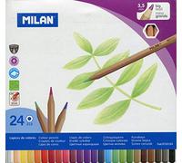 MILAN Gomas de borrar, Blanco, 24 Unidad (Paquete de 1)