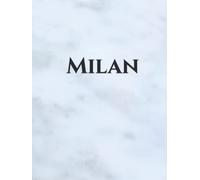 Milan Hardcover Decorative Coffee Table Style Book: For Interior Design Stacking Styling Staging