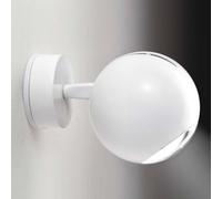 Milan Iluminación Milan Bo-La aplique, soporte redondo, blanco