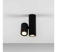 Milan Iluminación Milan Kronn foco de techo 2 luces negro