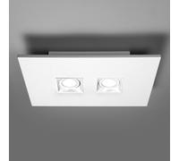 Milan Iluminación Milan Polifemo plafón 2 luces blanco