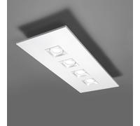 Milan Iluminación Milan Polifemo plafón 4 luces blanco