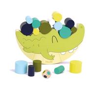 MILAN® Juguete Educativo de Madera, Cilindros aplilables 'Coco Balance'