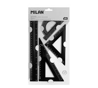 MILAN® Kit 4 reglas de trazado Shadow, negro