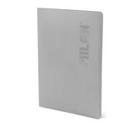 MILAN® Libreta A4 encolada, papel a líneas, 48 hojas de 95 gr/m², colección Shadow gris