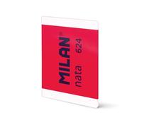 MILAN® Libreta A4 encolada, papel blanco, 48 hojas nata®, rosa