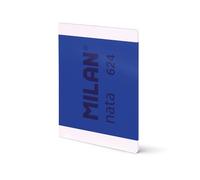 MILAN® Libreta A4 encolada, papel cuadriculado, 48 hojas MILAN nata®, azul