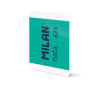 MILAN® Libreta A4 encolada, papel cuadriculado, 48 hojas nata®, verde