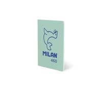 MILAN® Libreta A5 grapada, 24 hojas blancas de 95 gr/m², colección 460 since 1918, verde