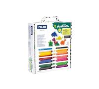 MILAN® Maletín 12 barritas plastilina de colores con piezas y herramientas 'Wild life'