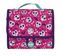 Milan Maletín 2 Estuches con Contenido Bats&Bites Mochila Infantil, 22 cm, Rosa