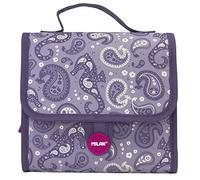 MILAN Maletín 2 Estuches Con Contenido Drops Mochila infantil, 22 cm, Morado