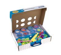 MILAN- Maletín 8 Botes 59 g Pasta Blanda Soft Dough con Herramientas 'Muchas Letras (FACTIS, S.A. 913308LL)
