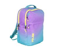 MILAN Mochila colección Sunset 5 cremalleras 25 L turquesa