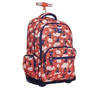 MILAN® Mochila con ruedas 6 cremalleras (25 l) serie especial Ninjutsu, rojo