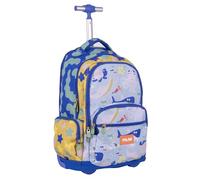 MILAN® Mochila con ruedas y 6 cremalleras (25 L) serie especial Blue Odyssey
