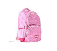 Milan® Mochila Escolar 4 Cremalleras (25 L) Serie Especial Pink Flowers