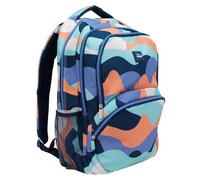 MILAN® Mochila escolar 4 cremalleras (25 l) serie The Fun, azul MILAN