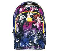 Milan Mochila Escolar, Capacidad 17l Jungle Mochila Tipo Casual, 45 cm, Negro y Amarillo