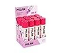 MILAN® Caja expositora 12 barras de pegamento violeta 21 g serie especial Flowicorn
