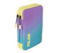 Milan® Plumier 2 Pisos con Contenido colección Sunset, Turquesa