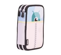 MILAN® Plumier 2 pisos con contenido serie especial Aliens, azul