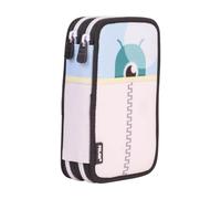 MILAN® Plumier 2 pisos con contenido serie especial Aliens, azul