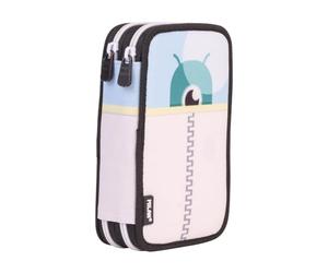 MILAN® Plumier 2 pisos con contenido serie especial Aliens, azul