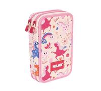 MILAN® Plumier 2 pisos con contenido serie especial Flowicorn, beige