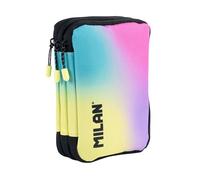 Milan® Plumier 3 Pisos con Contenido colección Sunset, Negro