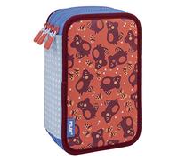 MILAN Plumier 3 Pisos Con Contenido Net&lit Rosa Estuches, 20 cm, Rosa