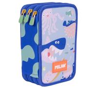 MILAN Plumier 3 pisos con contenido - serie especial Blue Odyssey
