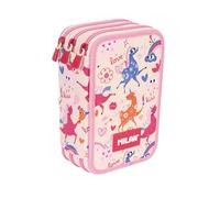 MILAN® Plumier 3 pisos con contenido serie especial Flowicorn, beige