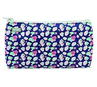 Milan Poppy Collection Estuches, 22 cm, 0.4 litros, Azul/Gris/Verde