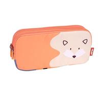 MILAN® Portatodo 3 cremalleras serie especial Fun Animals naranja