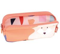 MILAN® Portatodo 3 cremalleras serie especial Fun Animals naranja