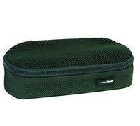 MILAN Portatodo Ovalado Mini Knit Khaki Green Estuches, 20 cm, Verde