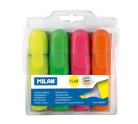 Milan sway expositor de 7 packs de 4 marcadores pastel - punta biselad