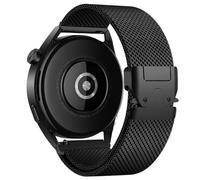 Milanese Mesh Loop Compatible con Samsung Galaxy Watch 3 45mm/Watch 46mm (2019)/Gear S3 Frontier/S3 Classic, correa de repuesto de acero inoxidable para Huawei Watch GT/GT2/GT3/GT4/Pro para hombre,