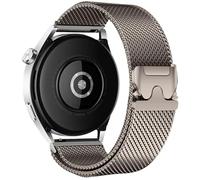 Milanese Mesh Loop Compatible con Samsung Galaxy Watch 3 45mm/Watch 46mm (2019)/Gear S3 Frontier/S3 Classic, correa de repuesto de acero inoxidable para Huawei Watch GT/GT2/GT3/GT4/Pro para hombre,