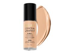 Milani, conceal + perfect, liquid foundation & concealer 2-in-1, 02a,