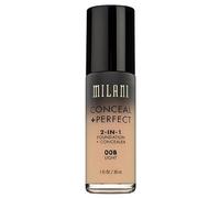 Milani, conceal + perfect, natural, liquid foundation & concealer 2-in