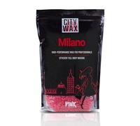 MILANO CITY WAX Cera Premium para Depilación 1 kg - Perlas de Cera - Granos para Depilación Profesional Sin Tiras de Vellón, Brasileña