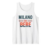 Milano Da Bere Anni 80 Nostalgia Italiana Camiseta sin Mangas