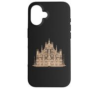 Milano Italia Catedral del Duomo Arquitectura Italia Carcasa para iPhone 16